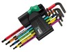 סט מפתחות TORX L קצה כדורי צבעוני מקט 05073599001 WERA
