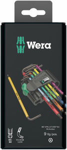 סט מפתחות TORX L קצה כדורי צבעוני מקט 05073599001 WERA
