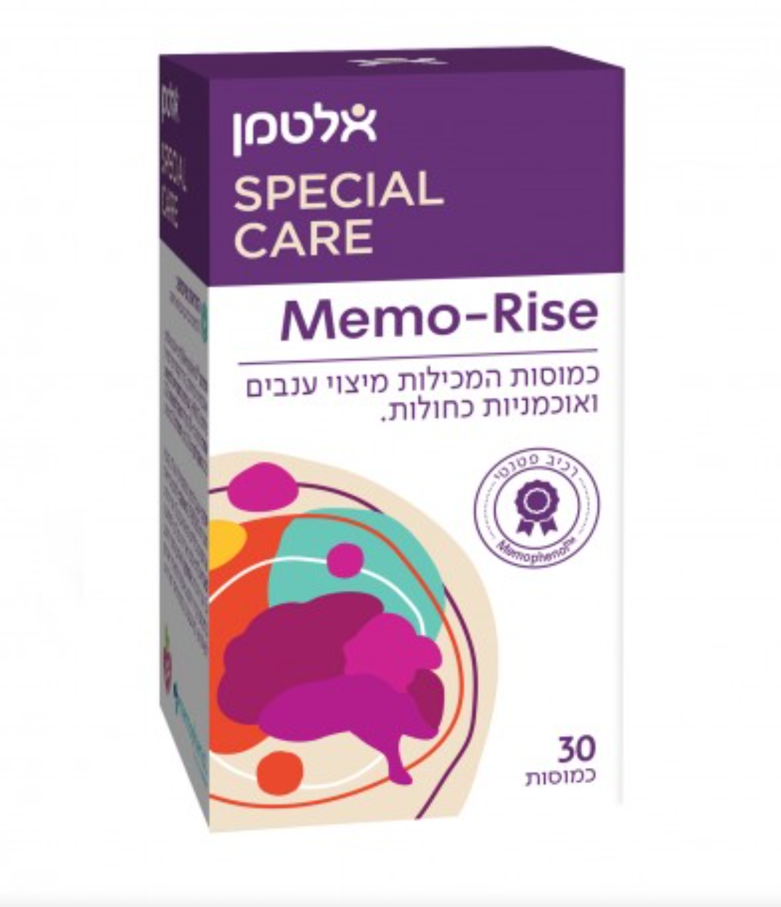 Memo-Rise | ממו-רייז,  30 כמוסות, אלטמן