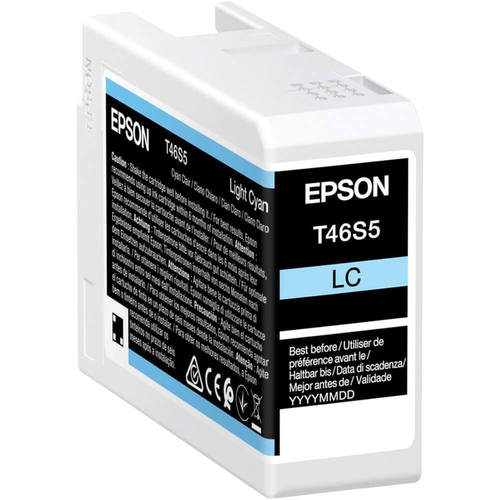 Epson UltraChrome Light Cyan Ink Cartridge (25mL) for P700 - דיו כחול בהיר למדפסת