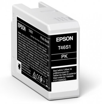 Epson UltraChrome Photo Black Ink Cartridge (25mL) for P700 - דיו שחור למדפסת