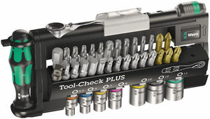 סט ביטים ובוקסות מקצועי Tool-Check PLUS מקט 05056490001 WERA