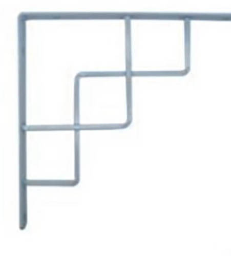 תומך מדף BT20  שחור  20*20