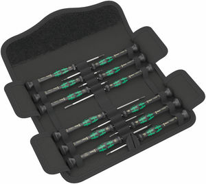 סט מברגים ליישומי אלקטרוניקה 12 חלקים Kraftform Micro מקט 05073675001 WERA