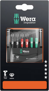סט ביטים 1SB Impaktor 6 מקט 05073890001 WERA