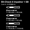 סט ביטים 1SB Impaktor 6 מקט 05073890001 WERA