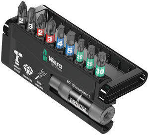 סט ביטים 10 Impaktor 1 SB מקט 05073980001 WERA
