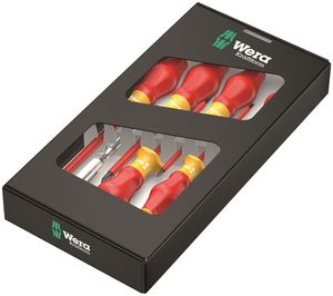 סט מברגים מבודד מקצועי 6 חלקים מקט 05136300001 WERA