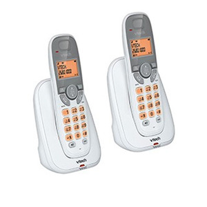 טלפון אלחוטי דק כפול בעברית מלאה Vtech SLB-FS6414TW ויטק