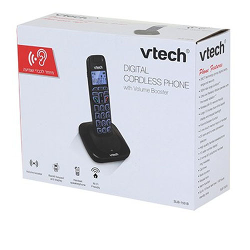 טלפון אלחוטי לכבדי שמיעה VTech SLB150B ויטק