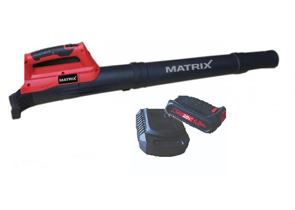 מפוח עלים טורבו נטען 20V + סוללה 2.5AH