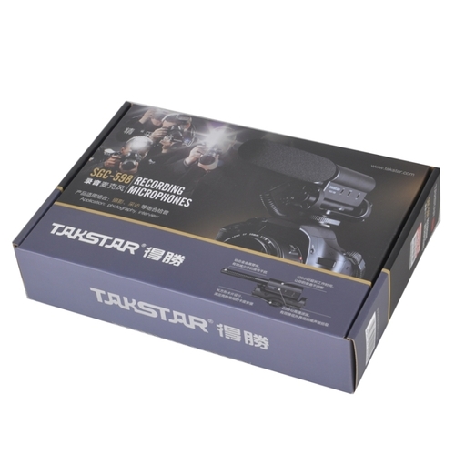 מיקרופון חיצוני Takstar SGC-598 למצלמות וידאו ו-Dslr