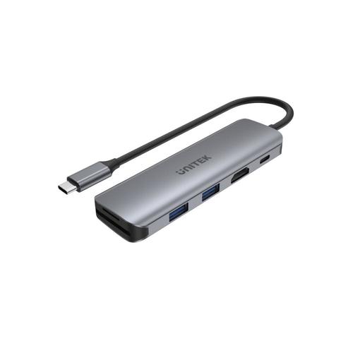תחנת עגינה uHUB P5+ 6-in-1 USB-C Hub with HDMI H1107D