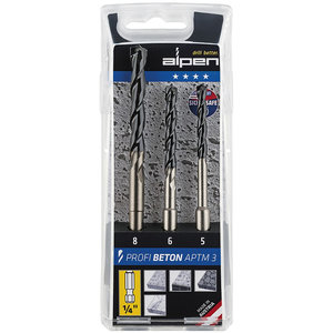 סט 3 מקדחים לבטון Profi Benton APTM3 מידות 5-8 מ"מ מקט 1018031 Alpen
