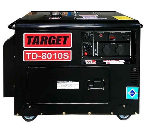 גנרטור TD מנוע דיזל מושתק לחירום דגם TARGET TD-8010S 