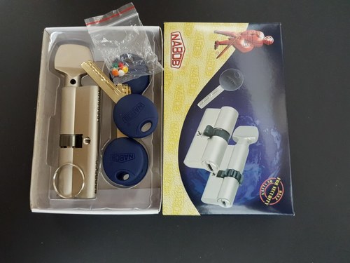 מנעול חצי צילינדר מחורץ לשון 41 מ