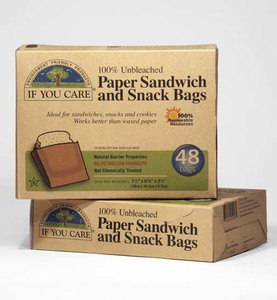 שקיות אוכל מנייר- If you care