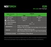 פנס מקצועי 255 לומן NEXTORCH E20