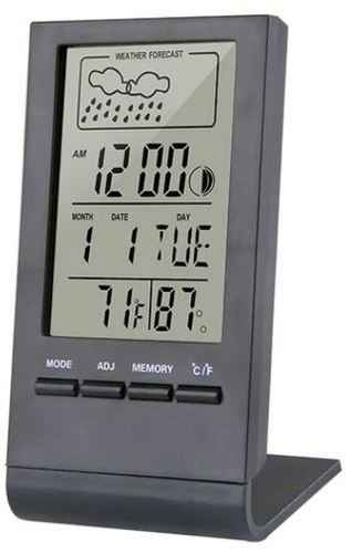 מד חום מד טמפרטורה + מד לחות + שעון + תאריך  דגם CX-220