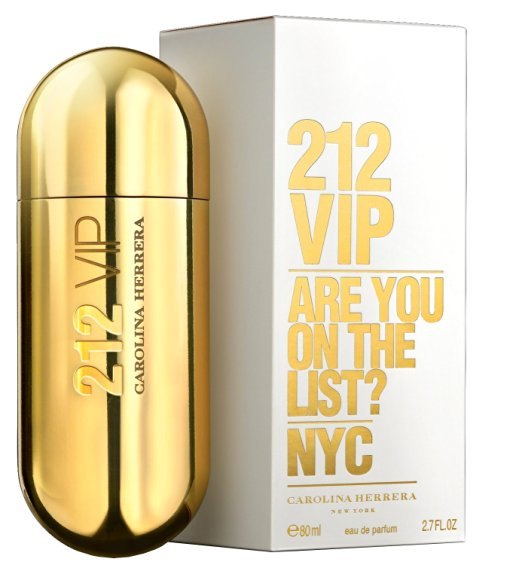בושם לאישה קרולינה הררה CAROLINA HERRERA 212 VIP 80 ML E.D.P
