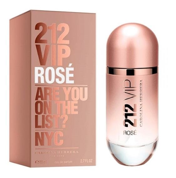 בושם לאישה קרולינה הררה CAROLINA HERRERA 212 VIP ROSE 80 ML E.D.P