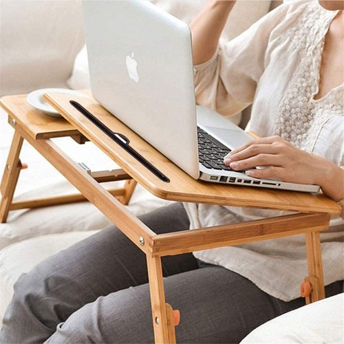 שולחן במבוק מתקפל Bamboo Laptop Table