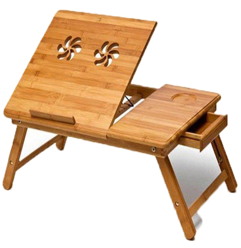 שולחן במבוק מתקפל Bamboo Laptop Table