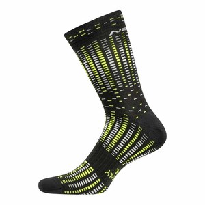 גרבי רכיבה טרמי BOW COOLMAX SOCKS  שחור-צהוב קולמקס משולב בפוליאמיד מחממים ומנדפים