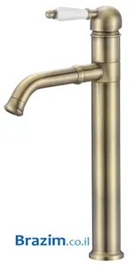 ברז לכיור מונח BI-8096L-B זהב מט