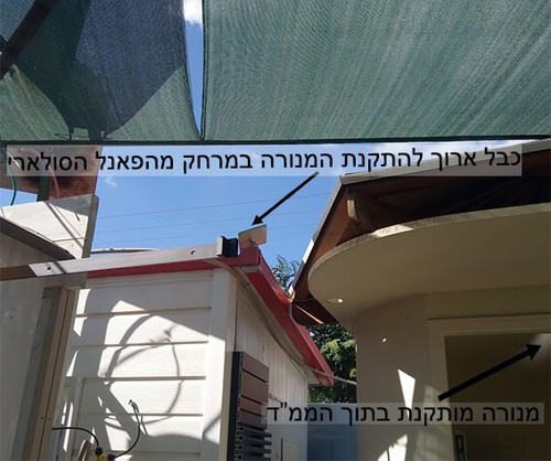תאורת פנים סולארית לד