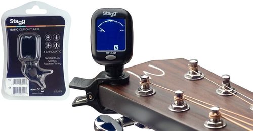 טיונר קליפס Stagg CTU-C1
