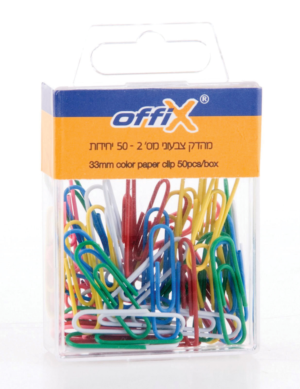 מהדק נייר צבעוני מס