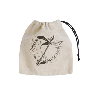 Elvish Beige & Black Dice Bag