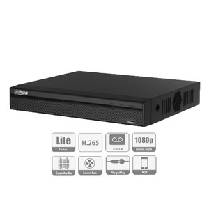 מערכות הקלטה XVR היברידית ל-8 מצלמות + ל-4 מצלמות IP דגם Dahua DH-XVR5108HS-I2 כולל כונן קשיח ל-1TB