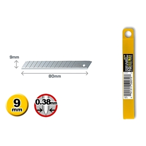 10 להבים לסכין קצר דגם: ASB-10 מתוצרת OLFA