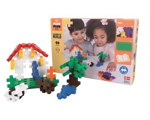 משחק הרכבה 60 חלקים גדולים וצבעוניים לבנייה חופשית לגילאי שנה ומעלה