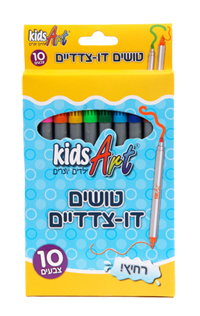 10 טושים דו צדדיים
