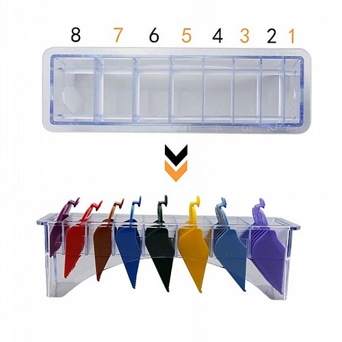 מעמד למסרקים של מכונות תספורת - שקוף