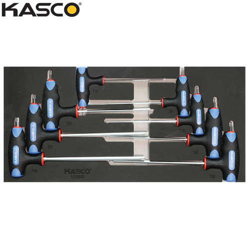 סט מפתחות T-TORX מודולרי - 9 יח‘ בסט KASCO
