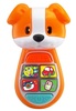 טלפון משחק אורקולי לפעוטות עם מראה מתרוממת בלחיצה - כלבלב