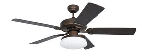  מאוורר תקרה חום שוקולד סטאר "52 OUTDOOR מוגן מים Electrostar