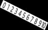 רצועות מספרים 1-100 ממפל/ ריטרם