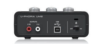 כרטיס קול / מימשק אודיו U-PHORIA UM2  Beringer