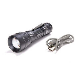 פנס אלומיניום טעינת 380 USB לומן+מגנט