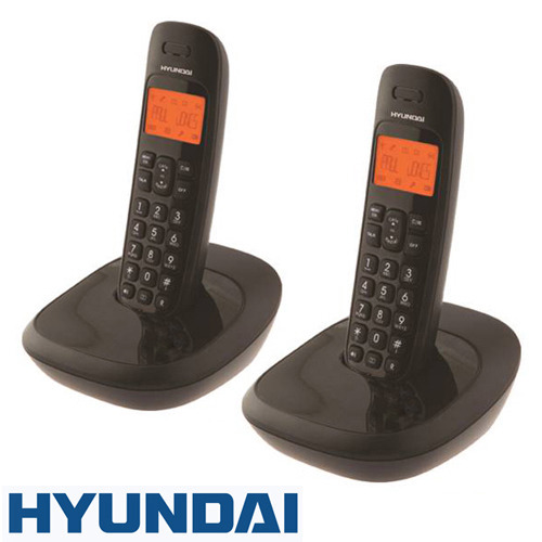 טלפון אלחוטי כפול Hyundai HDTL90TWB