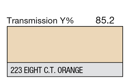 LEE Filters פילטר 223 Eighth C.T. orange