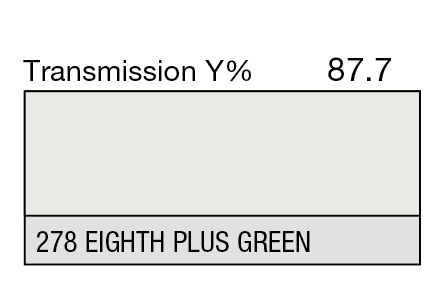 LEE Filters פילטר 278 Eighth Plus green