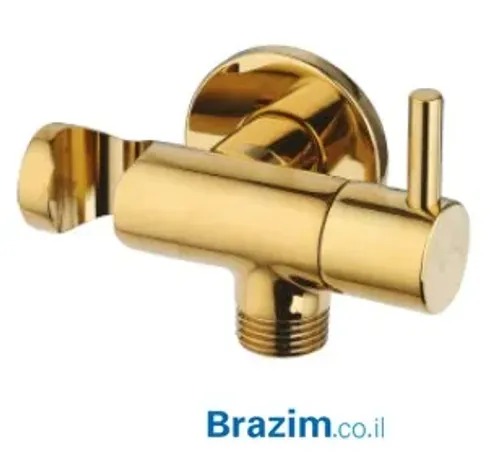 נקודת מים עגולה עם תפסן בגימור זהב מבית מיובי דגם MY-101121.