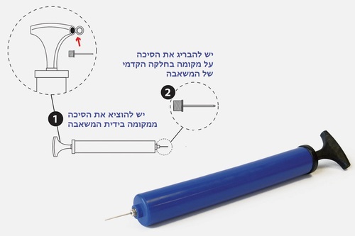 דינוזאור קפיצות מתנפח + משאבה