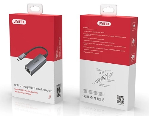 מתאם רשת  USB3.1 Type C to LAN Adapter